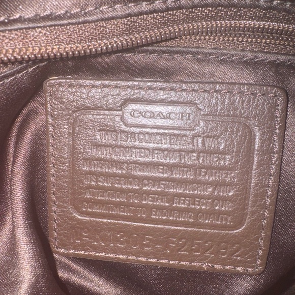 Coach Signature Brown Campbell Satchel Shoulder Handbag Purse - Picture 7 of 9